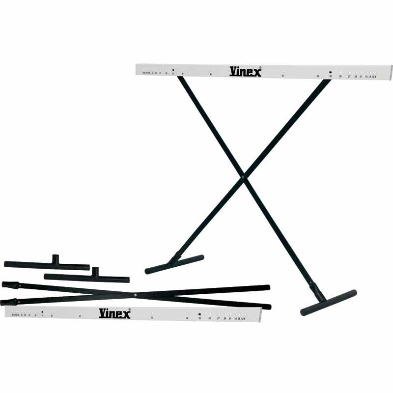 VALLAS METALICAS TIJERA AJUSTABLES 23-106CM