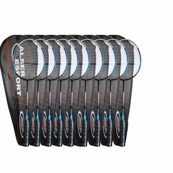 LOTE 10 RAQUETAS BADMINTON PRO-770
