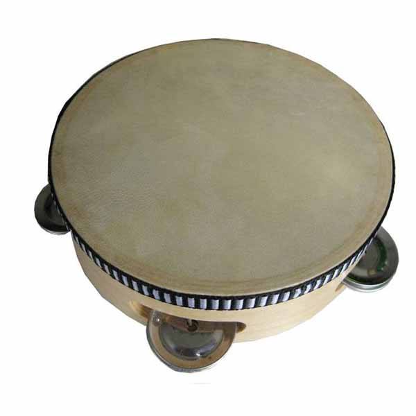 PANDERETA MUSICAL AMAYA DE MADERA 15 CM