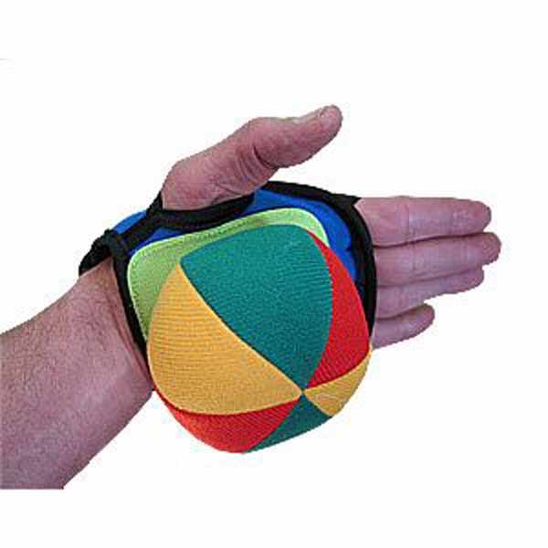 SET GUANTES MANOPLA VELCRO + PELOTA