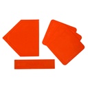 SET BASES BASEBALL CAUCHO RESISTENTE 5 PIEZAS