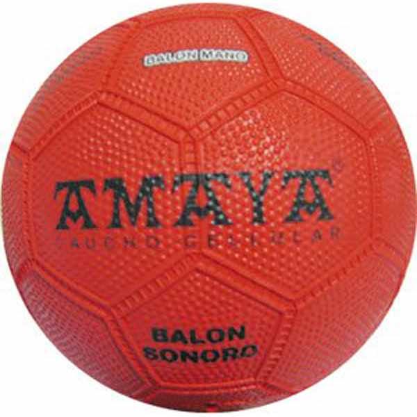 PELOTA BALONMANO SONORA AMAYA 15CM