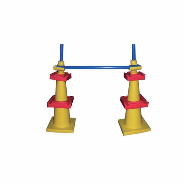 SET CONOS GOMA ESPUMA CON PLATAFORMAS 70CM