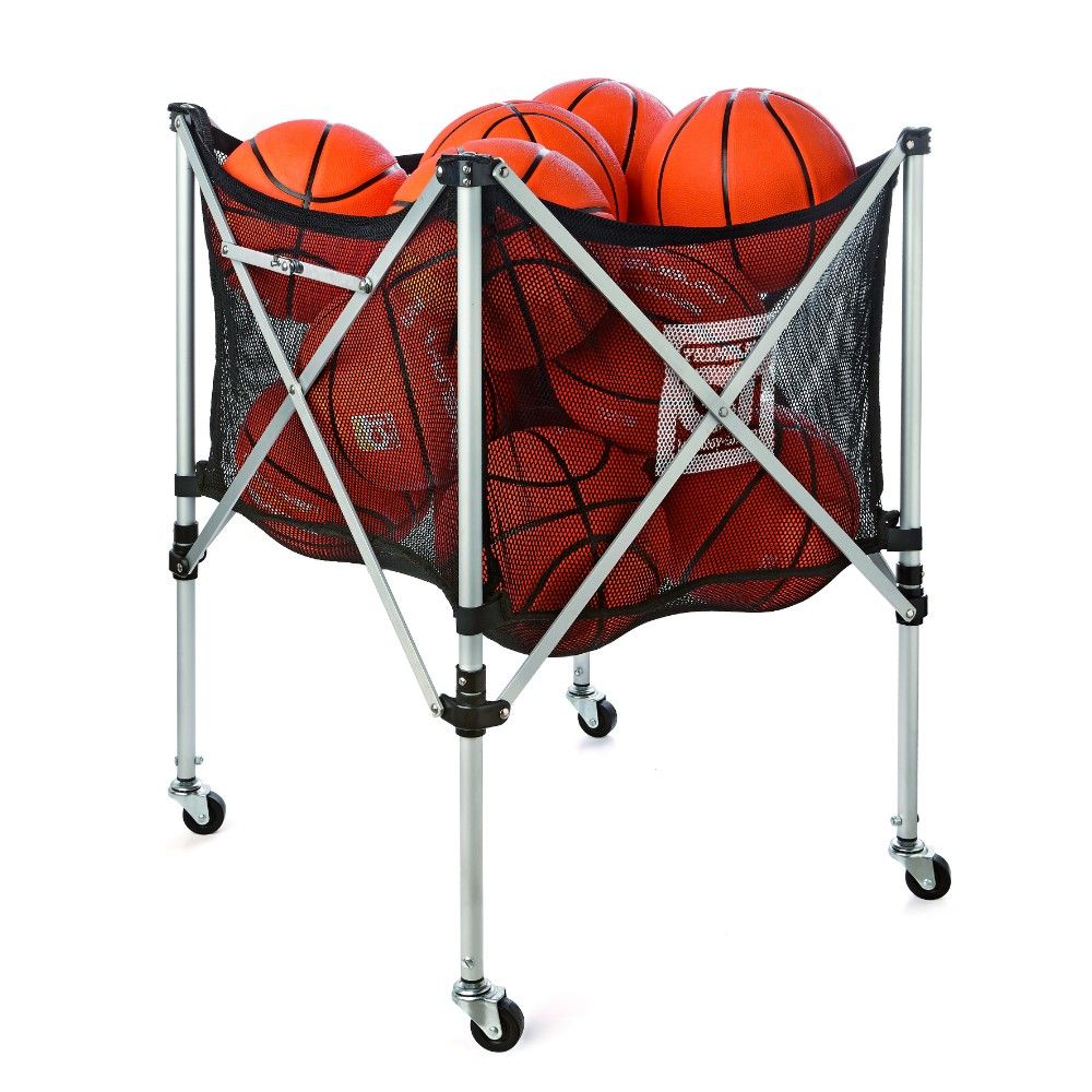 CARRO PORTABALONES PLEGABLE CON RUEDAS