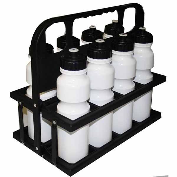 BOTELLERO PVC NEGRO 8 BOTELLAS DEPORTE