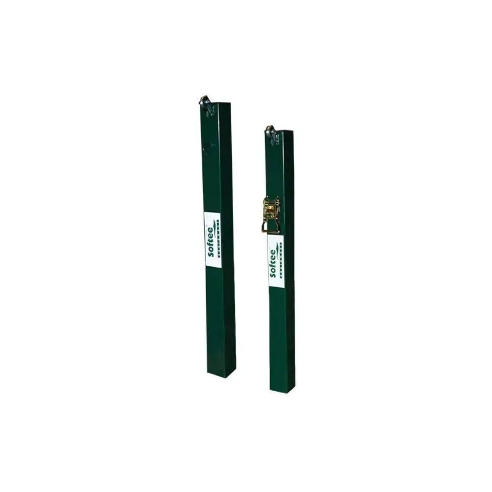 JUEGO POSTES PADEL METALICOS 80X80 TRASLADABLES