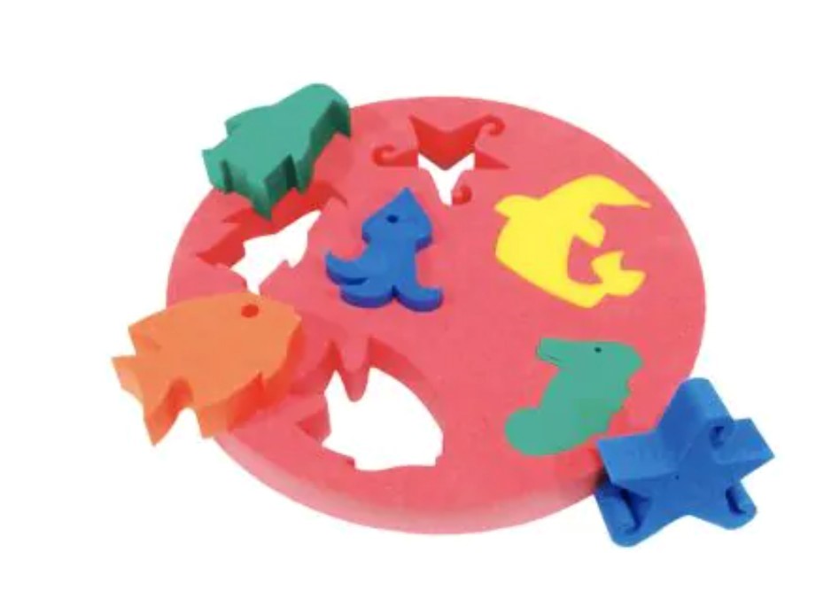 PUZZLE FLOTANTE ANIMALES MARINOS INFANTIL