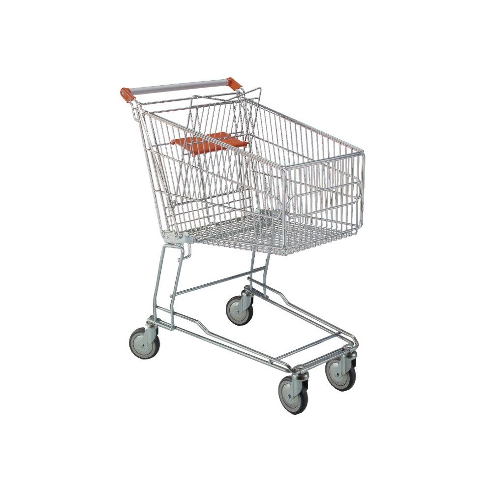 CARRO SUPERMERCADO ACERO 180L