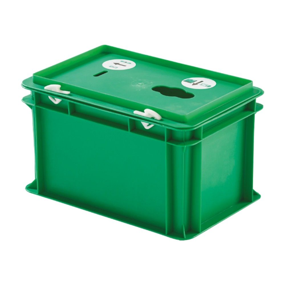 CAJA RECICLAJE PILAS Y BATERIAS 7L