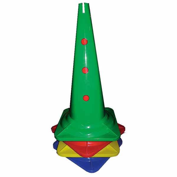 LOTE DE 6 CONOS ESCOLARES REFORZADOS MULTIUSO