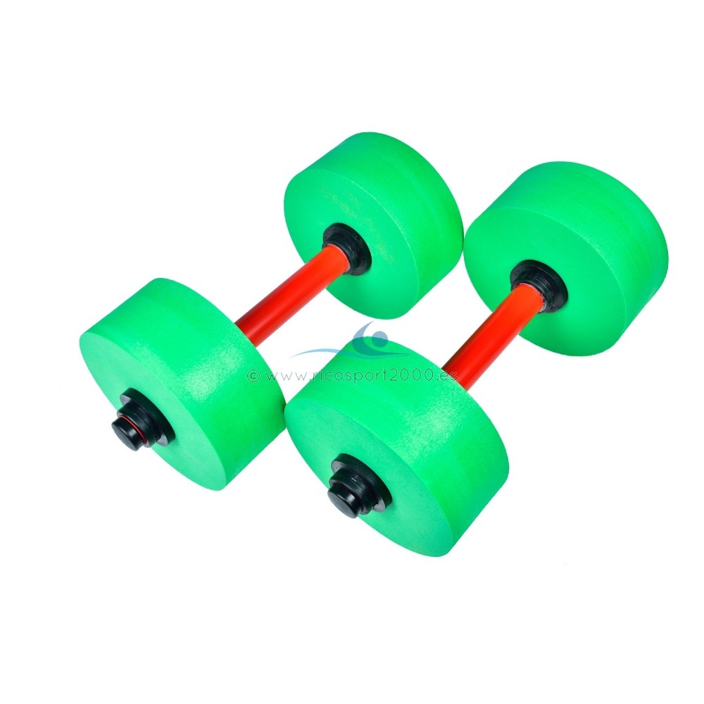 JUEGO HALTERAS ACUATICAS - TONIFICA TUS MUSCULOS