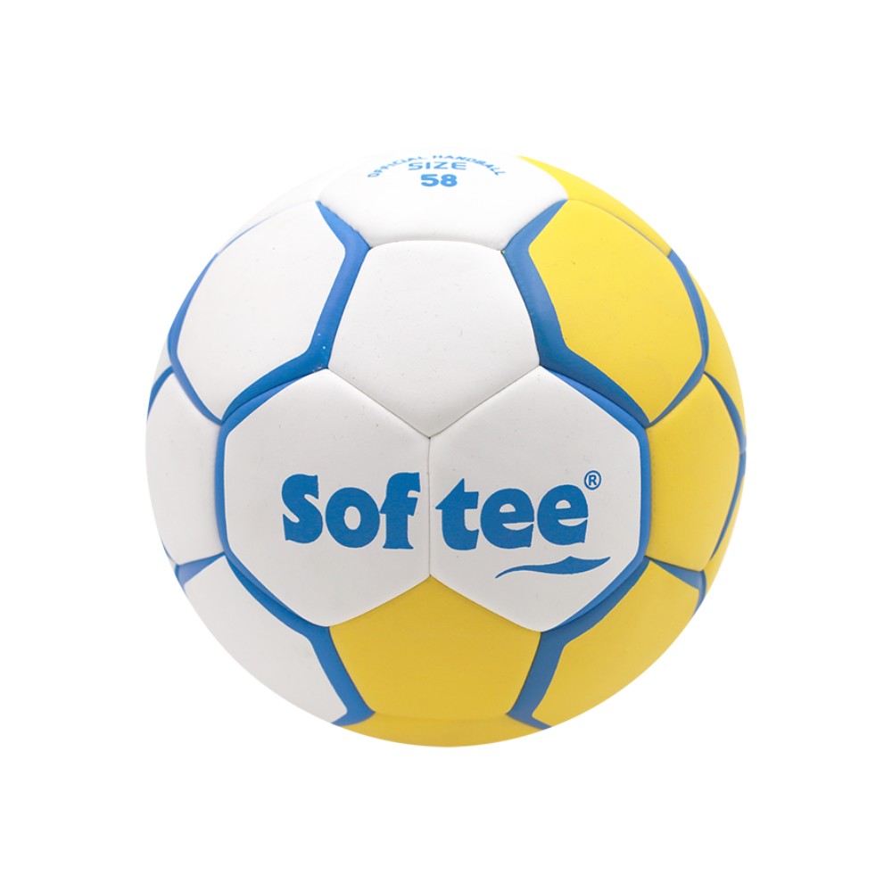 LOTE DE 5 BALONES DE BALONMANO CUERO SOFTEE FLASH ELITE