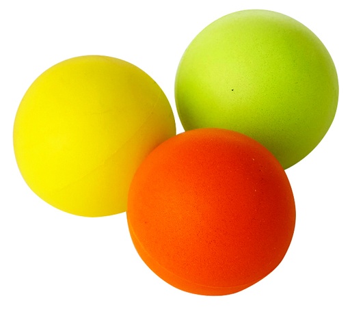 [0857] SET 5 PELOTAS PING PONG FOAM ENTRENAMIENTO SEGURO