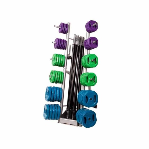 [0832] SET PUMP LIGERO + RACK ALMACENAMIENTO FITNESS