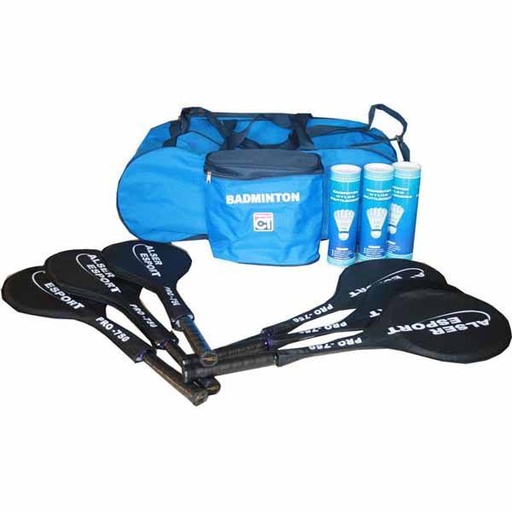 [0779] LOTE 10 RAQUETAS BADMINTON PROFESIONALES