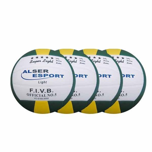 [0657] LOTE 5 PELOTAS VOLEIBOL ALSER V3000