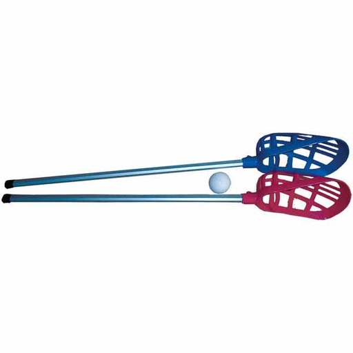 [0640] LOTE 12 PALOS LACROSSE 75CM CON PELOTAS