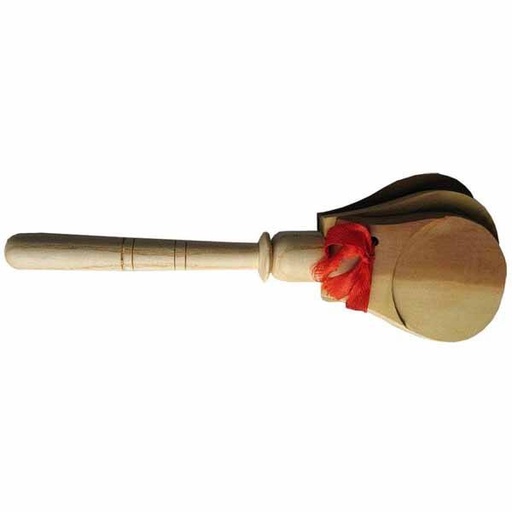 [0583] CASTAÑUELAS MANGO MADERA AMAYA 20.5CM
