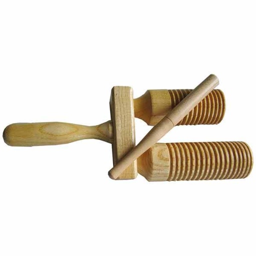 [0582] GUIRO MUSICAL 2 TONOS AMAYA - CALIDAD DURADERA