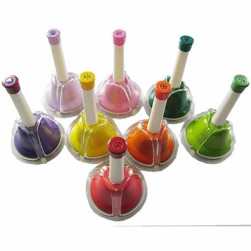 [0581] CAMPANAS MUSICALES AMAYA CONJUNTO 8 UNIDADES