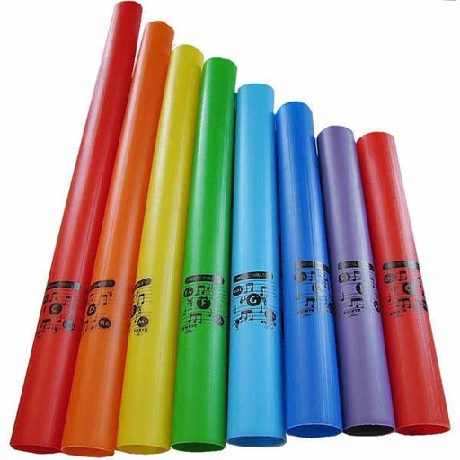 [0578] SET 8 TUBOS MUSICALES AMAYA EDUCATIVOS