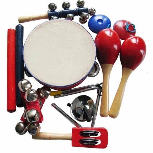 [0553] SET MUSICAL AMAYA 10 INSTRUMENTOS