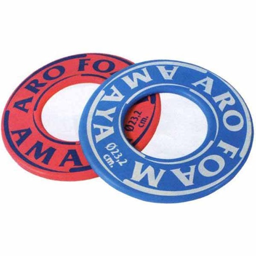 [0448] ARO VOLADOR DE FOAM 230 MM PARA JUEGOS ESCOLARES