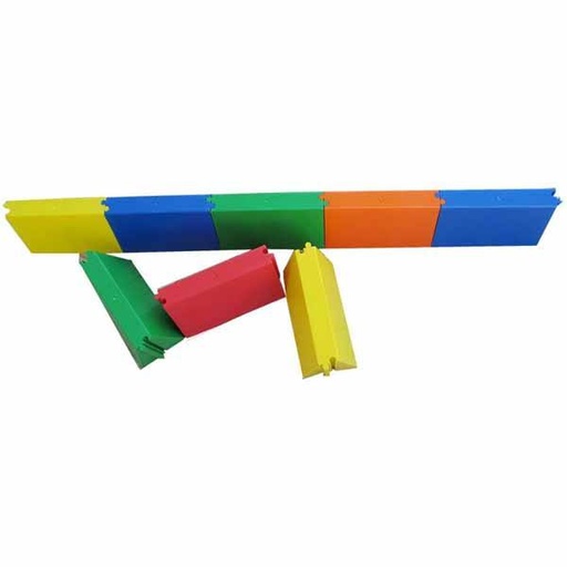 [0399] SET PASILLO PRISMA RECTO 10 PIEZAS PVC