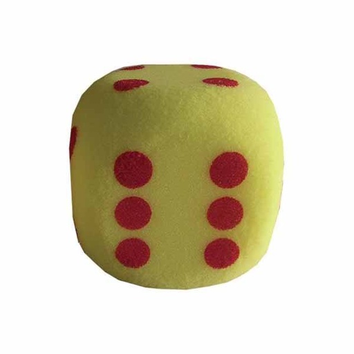 [0394] DADO ESCOLAR FOAM AMARILLO 13CM