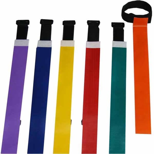 [0386] SET 6 TAGS BELT PARA RUGBY Y DEPORTE