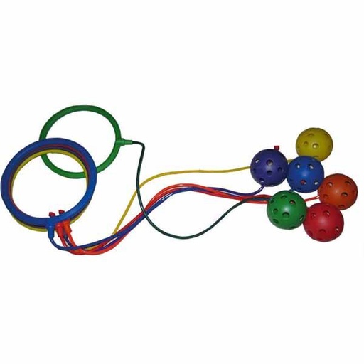 [0366] JUEGO BOLA-PIE ENTRENAMIENTO INFANTIL