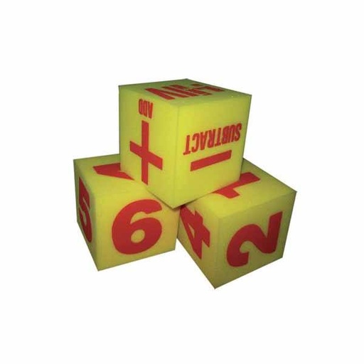 [0321] SET 3 DADOS EDUCATIVOS ESPUMA