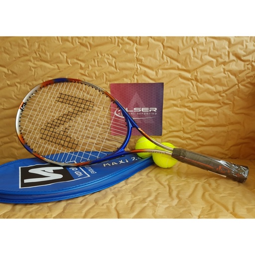[0918] RAQUETA TENIS MAXI 25 NIÑOS LIGERA CON FUNDA