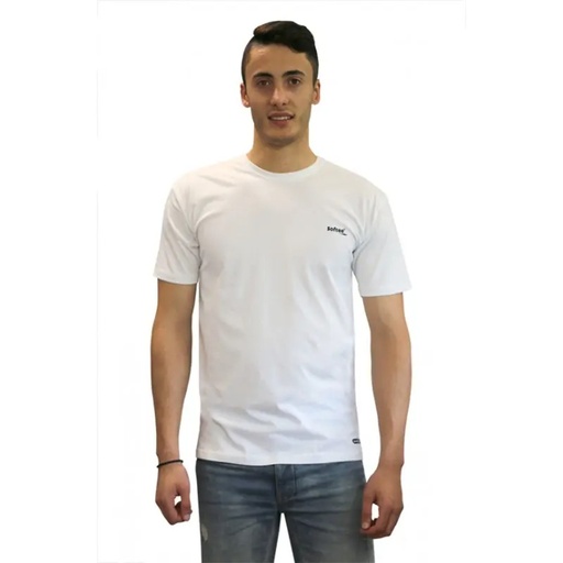 [0930] CAMISETA GIMNASIO BLANCA SOFTEE FIT BASIC