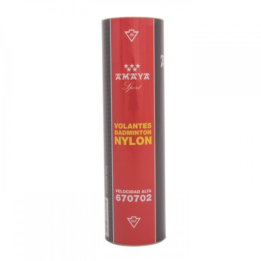 [0956] VOLANTES BADMINTON RAPIDOS AMAYA 6 UDS