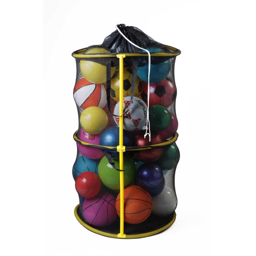 [0958] SACO PORTABALONES REJILLA CON CIERRE