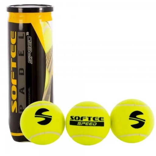[1032] BOTE PRESURIZADO 3 PELOTAS PADEL SOFTEE