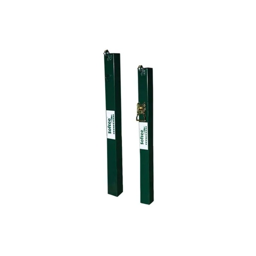 [0989] JUEGO POSTES PADEL METALICOS 80X80 TRASLADABLES