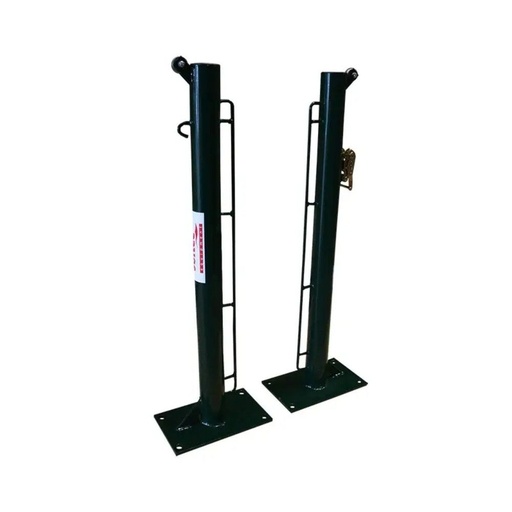 [0988] JUEGO POSTES PADEL CON BASE FIJA