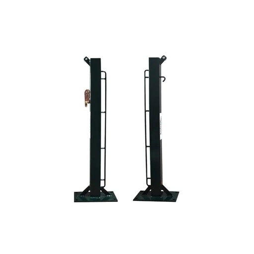 [0986] JUEGO POSTES DE PADEL FIJOS ATORNILLABLES