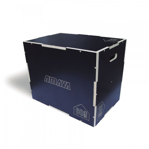 [0991] CAJON PLIOMETRICO MADERA 3 ALTURAS ANTIDESLIZANTE