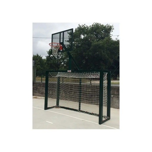 [1056] JUEGO 2 PORTERIAS FUTBOL Y CANASTA