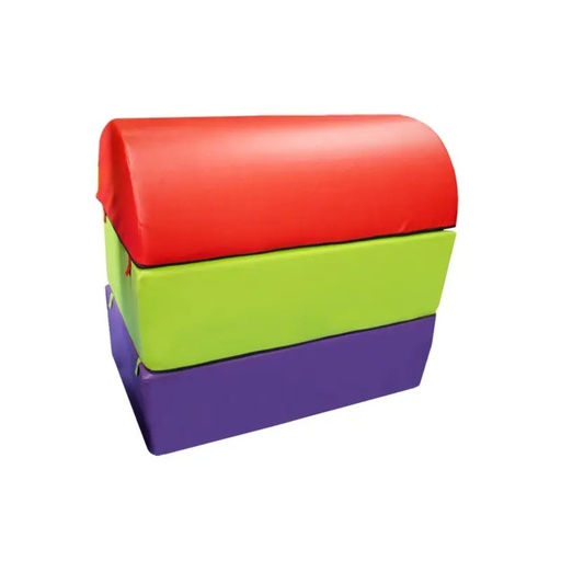 [1157] PLINTO CURVO DESMONTABLE FOAM GIMNASIO