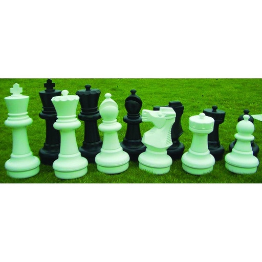 [1201] SET AJEDREZ GIGANTE EXTERIOR 32 PIEZAS