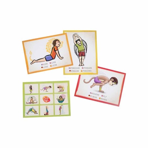 [0892] CARTAS YOGA PARA NINOS - JUEGO EDUCATIVO