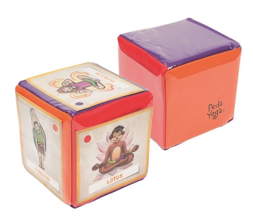 [0889] DADOS DE YOGA PEDAYOGA PARA NIÑOS