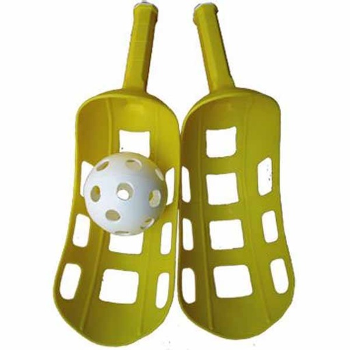 [1253] SET PALAS SOFT LACROSSE CON BOLA 70MM