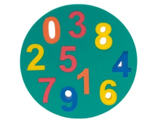 [1262] PUZZLE FLOTANTE NUMEROS PARA NINOS