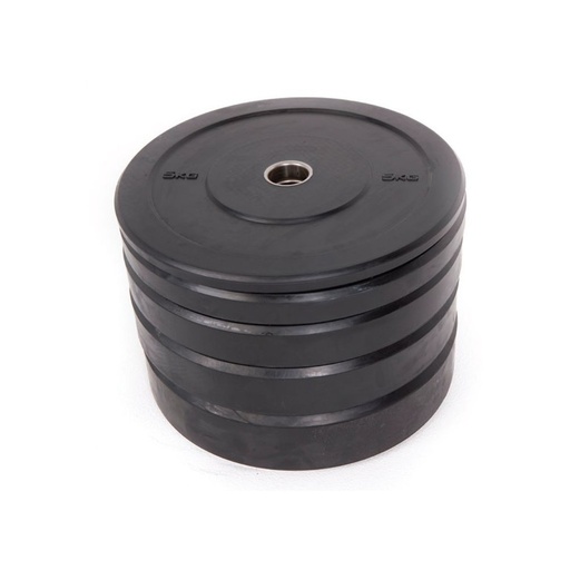 DISCO SOLIDO BLACK RUBBER BUMPER PLATE