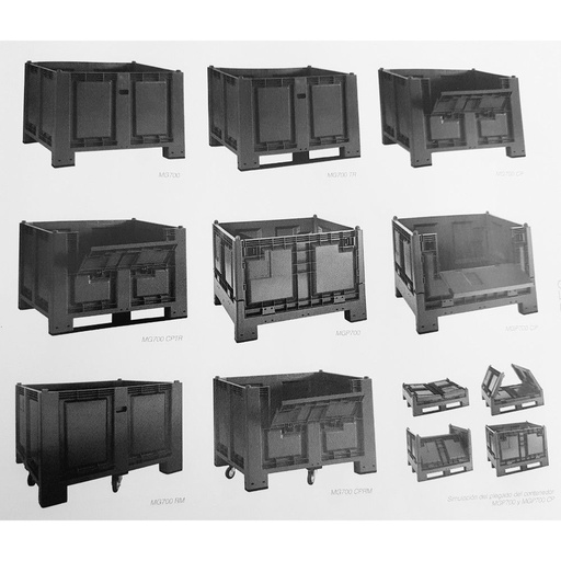 CONTENEDOR MEGA GUARDA MATERIAL ACABADO VARIABLE